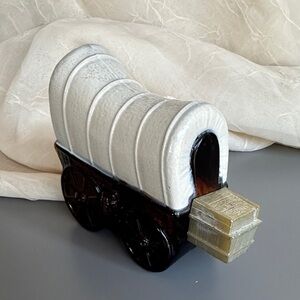 Vintage Avon Covered Wagon Bottle - EMPTY Collectible Decanter